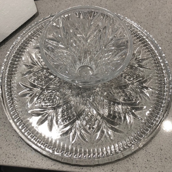 Shannon by Goldinger Dublin 12” crystal cake plate - Picture 5 of 5